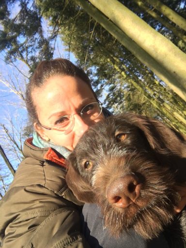 Steffi von Dollen und Hund im Hundetraining